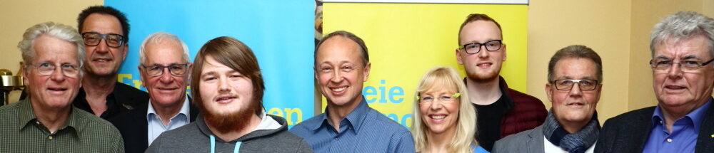 Vorstandsteam der FDP Overath beim Ortsparteitag 2020