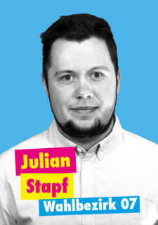 Julian Stapf, Kandidat für WB 7 Steinenbrück Nord-Ost